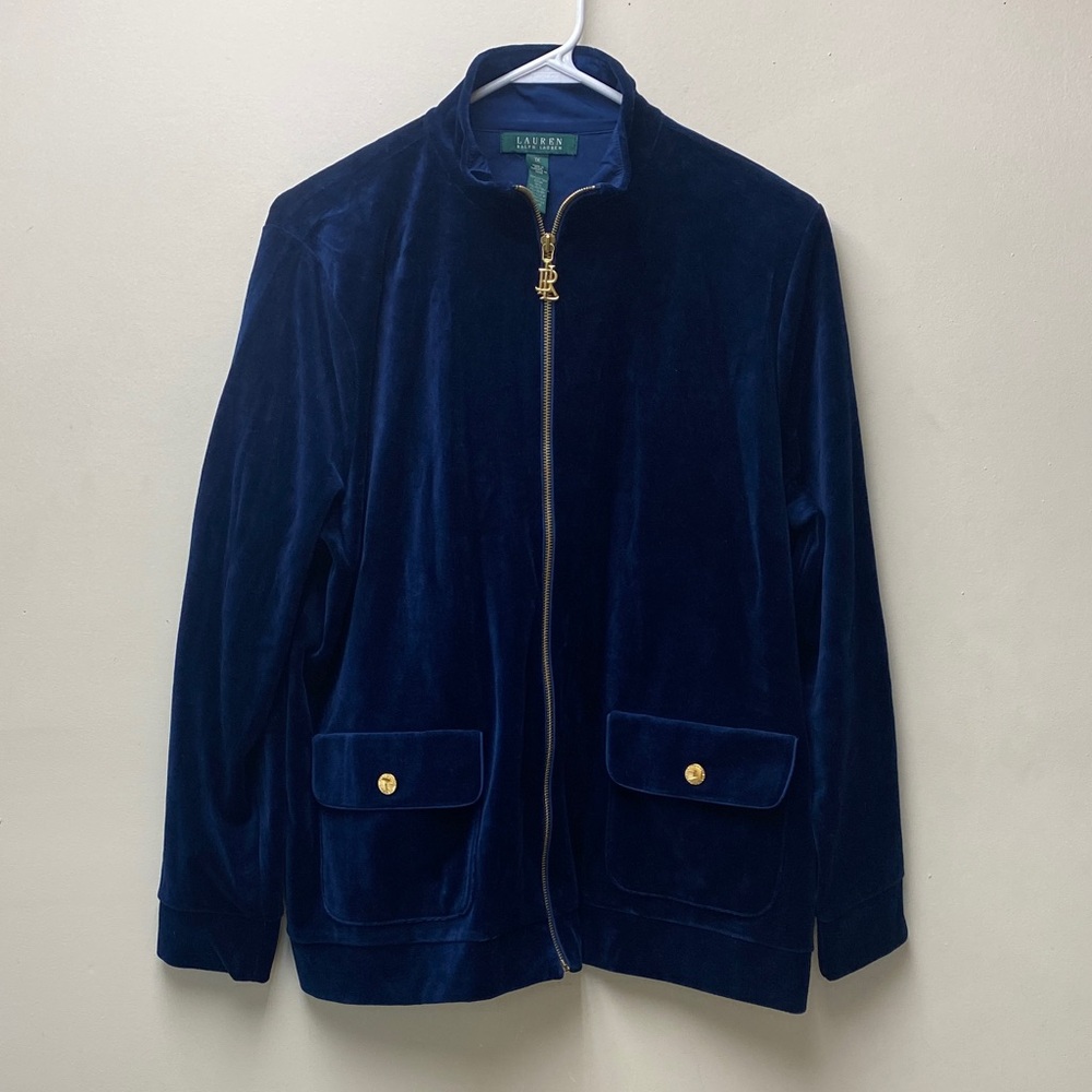 Ralph Lauren Blue Velvet Jacket